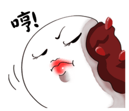 Ms. Red Bean Mochi sticker #8012112