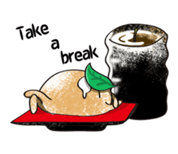 Ms. Red Bean Mochi sticker #8012114