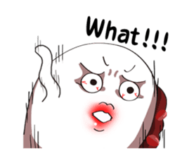 Ms. Red Bean Mochi sticker #8012115