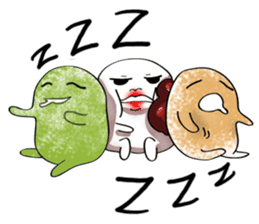 Ms. Red Bean Mochi sticker #8012116