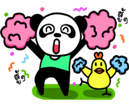 Panda & Chicken Friends Forever sticker #8012732