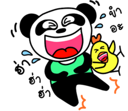 Panda & Chicken Friends Forever sticker #8012737