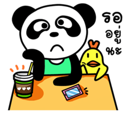 Panda & Chicken Friends Forever sticker #8012738