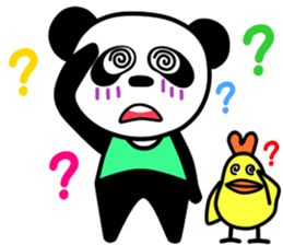 Panda & Chicken Friends Forever sticker #8012756