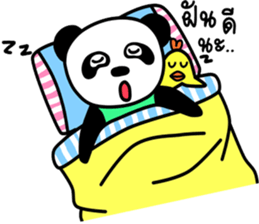 Panda & Chicken Friends Forever sticker #8012757