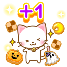 White&pink colored Cat7 -Taiwan- sticker #8013805