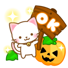 White&pink colored Cat7 -Taiwan- sticker #8013820