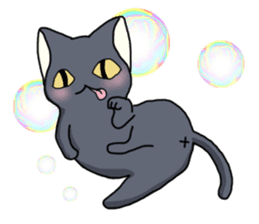 WINTER BLACK CAT(English ver) sticker #8014064