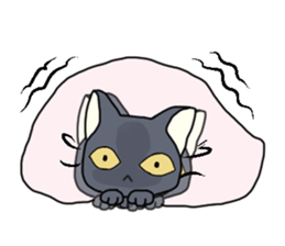 WINTER BLACK CAT(English ver) sticker #8014076