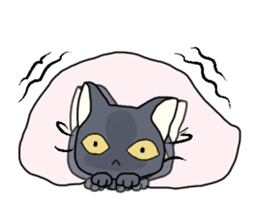 WINTER BLACK CAT(English ver) sticker #8014076
