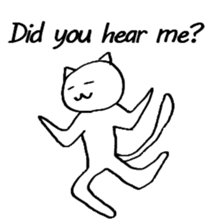 The simple cat ver.English sticker #8014157