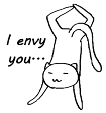 The simple cat ver.English sticker #8014163