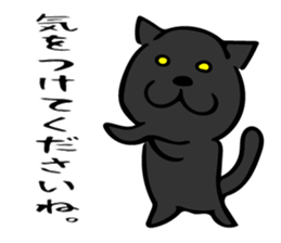 W cat & B cat sticker #8014394