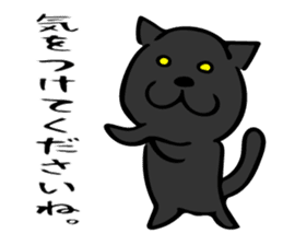 W cat & B cat sticker #8014394