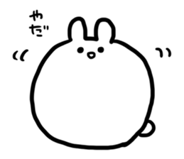 manmaru usagi sticker #8014645