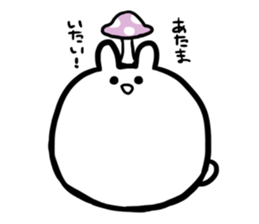 manmaru usagi sticker #8014651