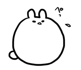 manmaru usagi sticker #8014681