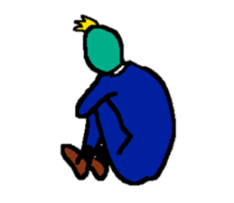 Bird and Wild boar. sticker #8014771