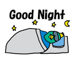 Bird and Wild boar. sticker #8014773