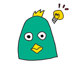 Bird and Wild boar. sticker #8014778