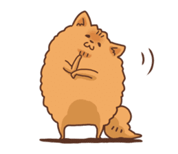 Bossy Pomeranian2 sticker #8014887