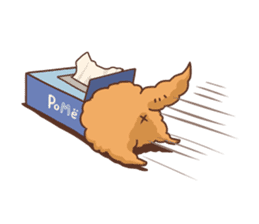 Bossy Pomeranian2 sticker #8014888