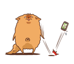 Bossy Pomeranian2 sticker #8014898