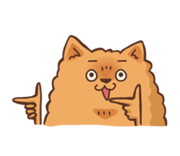 Bossy Pomeranian2 sticker #8014912