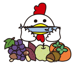 Shirota-san's birds (autumn and winter) sticker #8015004