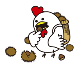 Shirota-san's birds (autumn and winter) sticker #8015007