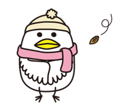 Shirota-san's birds (autumn and winter) sticker #8015013
