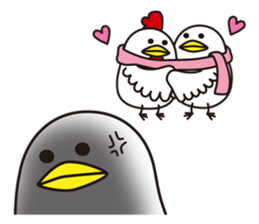 Shirota-san's birds (autumn and winter) sticker #8015018