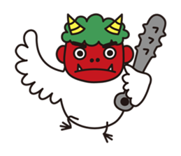 Shirota-san's birds (autumn and winter) sticker #8015041