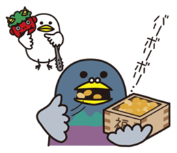 Shirota-san's birds (autumn and winter) sticker #8015042