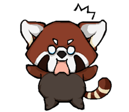 lesser panda (life) sticker #8015084