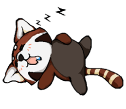 lesser panda (life) sticker #8015087