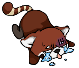 lesser panda (life) sticker #8015090