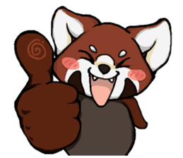lesser panda (life) sticker #8015092
