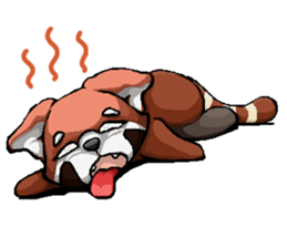 lesser panda (life) sticker #8015099