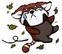 lesser panda (life) sticker #8015100