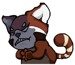 lesser panda (life) sticker #8015101