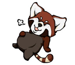 lesser panda (life) sticker #8015104