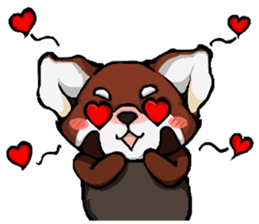 lesser panda (life) sticker #8015105