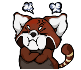lesser panda (life) sticker #8015111