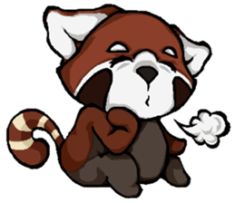 lesser panda (life) sticker #8015113