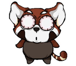 lesser panda (life) sticker #8015121