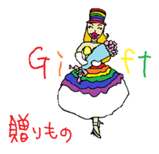 Rainbow Girl -Shinjuku2-Chome sticker #8015206