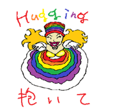 Rainbow Girl -Shinjuku2-Chome sticker #8015208