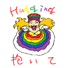 Rainbow Girl -Shinjuku2-Chome sticker #8015208