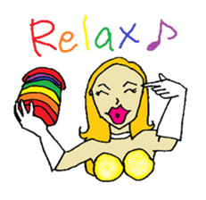 Rainbow Girl -Shinjuku2-Chome sticker #8015215